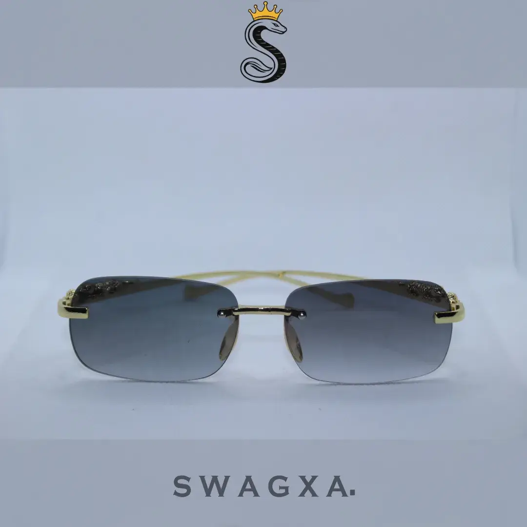 Karan Aujla Style Cat Eye Vintage (Gold Frame) Sunglasses